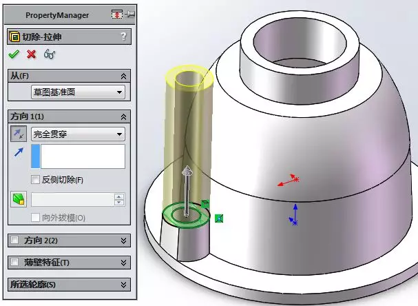 solidworks旋转角度限制设置详细步骤